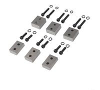 Eawfgtuw 6Pc Electric Cutter Blade Set for Hydraulic Cutting Tools, Replacement Jaw Compatible with Portable Steel Bar Shears, 16/20/25mm, for CNC- Hardened 40 Steel(Type 20)