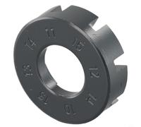 Eawfgtuw 8 Way Spoke Wrench Tool for Wheel Rim Adjuster, Chrome-Plated Carbon Steel Spanner Key for 10G-15G Spokes, For Bike Cycle Maintenance and Repair Tool