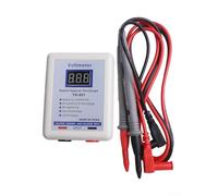 Eawfgtuw 800V Digital Capacitor Discharge Tool with Voltmeter, Fast Safe Non-Sparking High Voltage Discharge Pen for Electronic(Show in Blue)