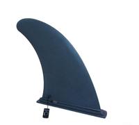 Eawfgtuw 9 Inch Surfboard Center Fin for Paddle Board, Slide-in Wave Fin Compatible with Soft Top and Inflatable SUPs, 22x18.5cm Nylon Black Fin with Mount Box