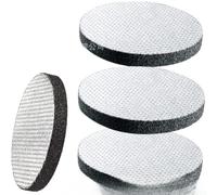 Eawfgtuw Activated Carbon Water Filter Disc for Sports Bottle, Coconut Shell Purification, Compact Design, Softens Water, 4-Pack Grey