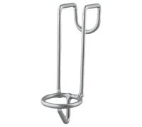 Eawfgtuw Adjustable Horse Bucket Hooks for Stables Barns Garages, Iron Water Feed Bucket Hanger Holder, Space Saving Stable Wall Mount Bracket for Various Sizes, Silver