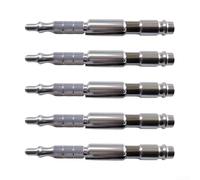 Eawfgtuw Adjustable Pocket Air Blow Set, 5 Pack Aluminum Alloy Air Flow Pen with 1/4 NPT Connector, Lightweight Versatile Duster for Home Renovation, Machinery Maintenance, 108mm/4.25"