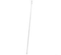 Eawfgtuw Adjustable Spring Loaded Tension Rod Metal Curtain Pole Extendable Window Treatment Hardware No Tools Required for Kitchen Bath 30-110cm White(60-110cm)