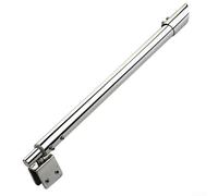 Eawfgtuw Adjustable Stainless Steel Shower Screen Support Bar 400-600mm with Chrome Finish Clamp Arm for 8-12mm Glass Panels, Wall Mounted Stability Rod(Sloping)