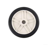 Eawfgtuw Air Compressor Caster Wheels 5-8 Inch for Belt Type Air Compressors, Shock Absorption Silent Industrial Grade with Screws Included, 1 Pack(7Inch)