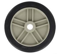 Eawfgtuw Air Compressor Caster Wheels 5-8 Inch for Belt Type Air Compressors, Shock Absorption Silent Industrial Grade with Screws Included, 1 Pack(8Inch 20mm Hole)