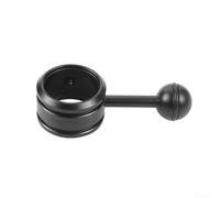 Eawfgtuw Aluminium Alloy Dive Light Bracket with Inch Ball Joint, Underwater Torch Mount for 29-34mm Flashlight, For CNC Diving Lamp Holder Adapter for Photography