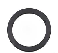 Eawfgtuw Aluminium Alloy For Bike Bottom Bracket Spacer Cassette Hub Washer Flywheel Shim for Frame Clearance Adjustment, Lightweight Black For Crank Guard (Optional Sizes)(2 x 24mm)