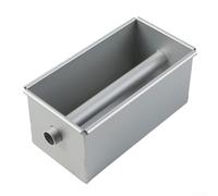 Eawfgtuw Aluminium Alloy Square Bread Loaf Pan with Centre Tube Food Aluminum Pan, Easy Release Coating Non-Stick Cake for Baking, Versatile Kitchen Tool(D)