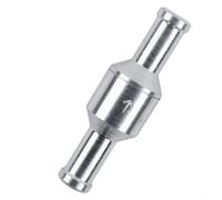 Eawfgtuw Aluminium One Way Non Return Check Valve 6-12mm Inline for Fuel Water Gas Air Vacuum, Compatible with Petrol Diesel Oil Kerosene, Anti Siphon Design for Marine(8mm)