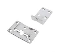Eawfgtuw Aluminum Alloy Narrow Stile Sliding Door Lock with Crossed Keys, AntiTheft Security Lock Hardware for Sliding Door Protection, for Window Security Device, Shed Doo(HY-302A)