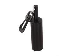 Eawfgtuw Aluminum Alloy Scuba Diving Rattle Shaker, Underwater Noise Maker with 360° Rotating Hook for Tank Banging, Portable Dive Device for Divers, Blue(black)
