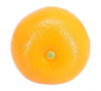 Eawfgtuw Artificial Fruit Set Plastic Lifelike Simulation Decorative Oranges Pears Lemons Bananas For Kitchen Dining Room Table Storefront Display(Orange)