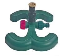 Eawfgtuw Automatic Garden Lawn Sprinkler With 360 Degree Rotating Adjustable Spray Patterns, Leakproof ABS PP Construction For Yard Irrigation, 18.5x17x10.5cm