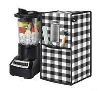 Eawfgtuw Blender Cover with Pockets - Kitchen Mixer Storage Protector for Appliances, Scratch-Resistant, Multi-Pocket Design, Easy Clean Polyester, Stylish Decor Addition