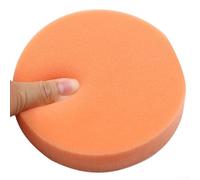 Eawfgtuw Car Detailing Sponge, Automotive Polishing Disc, Vehicle Wax Applicator, Rotary Polisher Attachment, Dual Action Buffer Pad, Professional Car Care Foam(flat180mm)