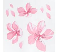 Eawfgtuw Car Stickers - Vinyl Car Stickers, Bling for PINK for CHERRY Blossom Car Sticker Decal, Windshield Windo Bumper Decorations Accessories, Decals for Cars, Motorbikes, Camper Vans(A)