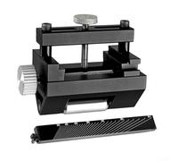 Eawfgtuw Chisel and Plane Blade Sharpening Jig, Adjustable Angle Honing Guide with Ruler for Woodworking Tools, 0-2.55 Inch Width(Black)