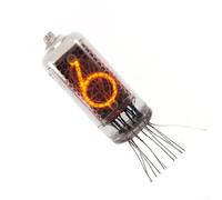 Eawfgtuw Clock Digital Gas Discharge Neon Indicator Tube 18mm Number Height 50mm Overall Height 19mm Diameter 0-9 Display Cold Cathode Display Retro Numeric Display