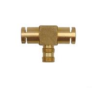 Eawfgtuw Coffee Machine Connector, Two-Way Three-Way Interface Accessory For Coffee Makers Metal Brewing Replacement Optimized Brewing(CopperT)