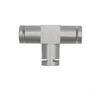 Eawfgtuw Coffee Machine Connector, Two-Way Three-Way Interface Accessory For Coffee Makers Metal Brewing Replacement Optimized Brewing(Aluminium T)