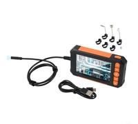 Eawfgtuw Digital Borescope Inspection Camera 4.3 Inch Screen Dual Lens Waterproof Snake CameraHandheld Camera with Light for Car Maintenance(Single head-1M)