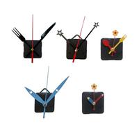 Eawfgtuw DIY Silent Quartz Clock Movement Set with 23.5mm Shaft and 15mm Thread, Compatible with 8-12mm Panels, For Easy Install with Integrated Hanging Design and Multiple(D)