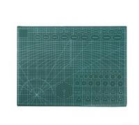 Eawfgtuw Double-Sided Cutting Mat, A-2 A-3 A-4 A-5, Self-Healing Board 3Mm Thick, Washable Flexible Sewing Pad, Carving Tool, Non-Slip(A-2 green)