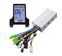 Eawfgtuw E-Bike LCD Display M5 500W Controller Kit with Brushless Motor Control System 24V-60V 28A Output, Compatible with Electric Bicycle Scooter LCD Speed Power Display Meter(24-48V 500W 28A)