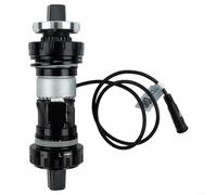 Eawfgtuw Electric Bicycle Power Assist Torque Sensor Center Axle, Torque Sensing Technology, 73mm Bottom Bracket with 6-Pin Cable 148mm Length Steel Construction