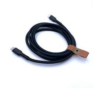 Eawfgtuw Electric Soldering Iron Type-C Cable 1.5m PD3.1 240W 5A High Temperature Resistant Silicone with Copper Core Compatible with Type-C Devices, Black