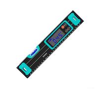 Eawfgtuw Electronic Digital Level Ruler with Magnetic Base and LED Display, ABS Construction, ±0.05° Accuracy for Construction, Renovation, Furniture Assembly(300mm)