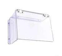 Eawfgtuw Electronic Door Lock Rain Cover Outdoor Protective Housing Transparent Acrylic Waterproof Case for Access Control Smart Card Lock Digital Lock Rain Shield(Right)