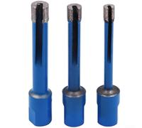 Eawfgtuw Extended Diamond Hole Opener Drill Bit for Angle Grinder, M10 Thread, Long Shaft Design for Marble Granite Stone Glass Tile Drilling with Water Cooling, Single or 3 Pack Options(1pcs)