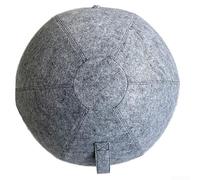 Eawfgtuw Felt Yoga Ball Cover Exercise Ball Protector Sleeve 55cm 65cm 75cm Foldable Gym Fitness Equipment Storage Protection Gray(75cm)
