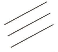 Eawfgtuw Fishing Rod Repair Kit Carbon Fibre Blank Replacement Sections 1mm-9.5mm Broken Pole Fix Kit for Anglers Black 3-Pack Assorted Diameters(2.5MM)