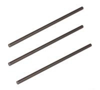 Eawfgtuw Fishing Rod Repair Kit Carbon Fibre Blank Replacement Sections 1mm-9.5mm Broken Pole Fix Kit for Anglers Black 3-Pack Assorted Diameters(4.5MM)