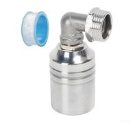 Eawfgtuw Float Ball Valve - Stainless Steel Automatic Water Level Control Valve Water Conservation For Residential/agricultural Use 5.1x5.1x12.6cm(1 inch)