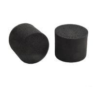 Eawfgtuw Foam Speaker Port Bungs 2 Pack Open Cell Foam Bass Reduction for Loud Speakers 35-65mm Diameter 50-60mm Height Black(60x50)