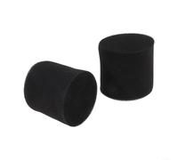 Eawfgtuw Foam Speaker Port Bungs 2 Pack Open Cell Foam Bass Reduction for Loud Speakers 35-65mm Diameter 50-60mm Height Black(65x60)