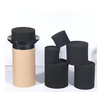 Eawfgtuw Foam Speaker Port Bungs 2 Pack Open Cell Foam Bass Reduction for Loud Speakers 35-65mm Diameter 50-60mm Height Black(35x50)