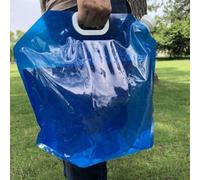 Eawfgtuw Foldable Water Container Bag, Collapsible Water Jug 5L/10L BPA For PET Bottle for Camping Survival Outdoor Storage, Leak Proof Portable Tank with Handle for Hiking(10L)-