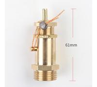 Eawfgtuw for 1/2 Inch Air Compressor Pressure Relief Safety Valve Brass Pneumatic Release 8KG 16KG for Compressor Protection and Air System Regulation(1/2 (12KG))