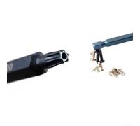 Eawfgtuw for 100mm Blue for Torx Screwdriver Bit Set T7-T40, Alloy Steel Magnetic Driver Bits with /4 Inch Hex Shank for Electric Pneumatic and Rechargeable(for T20)