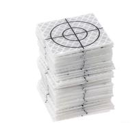 Eawfgtuw For 100PCS Total Station Reflective Target Stickers Set with 5 Specifications 20x20mm/30x30mm/40x40mm/50x50mm/60x60mm for Bridge and Building(D)