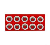 Eawfgtuw For 10pcs 16mm Round Carbide Replacement Inserts for Wood Turning Tools, 30 Degree Cutting Angle, 3.0mm Thick, Compatible with Full Finisher Hollowing