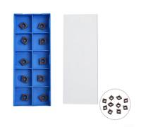 Eawfgtuw For 10PCS CCMT060204-HMP PC9030 Carbide Indexable Inserts for Stainless Steel Boring and Turning Operations with High Grip Strength and Long Service Life