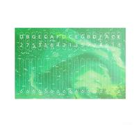 Eawfgtuw For 17 Key Kalimba Sticker for Beginners - Scale Note Label for Thumb Harp Learning Tool, Compatible with 17-Key Kalimba Steel Keys, PVC Waterproof(F)