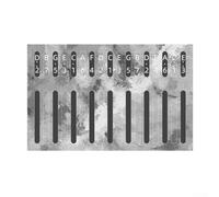 Eawfgtuw For 17 Key Kalimba Sticker for Beginners - Scale Note Label for Thumb Harp Learning Tool, Compatible with 17-Key Kalimba Steel Keys, PVC Waterproof(D)